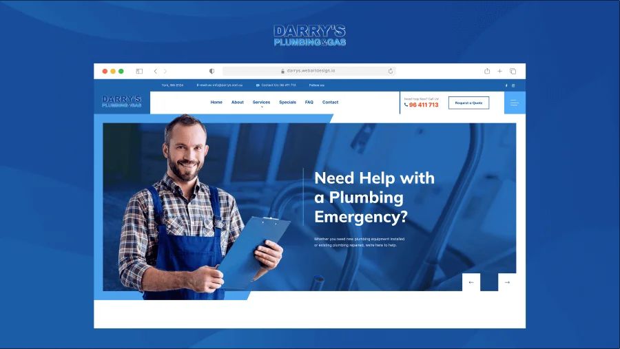 Portfolio project screenshot