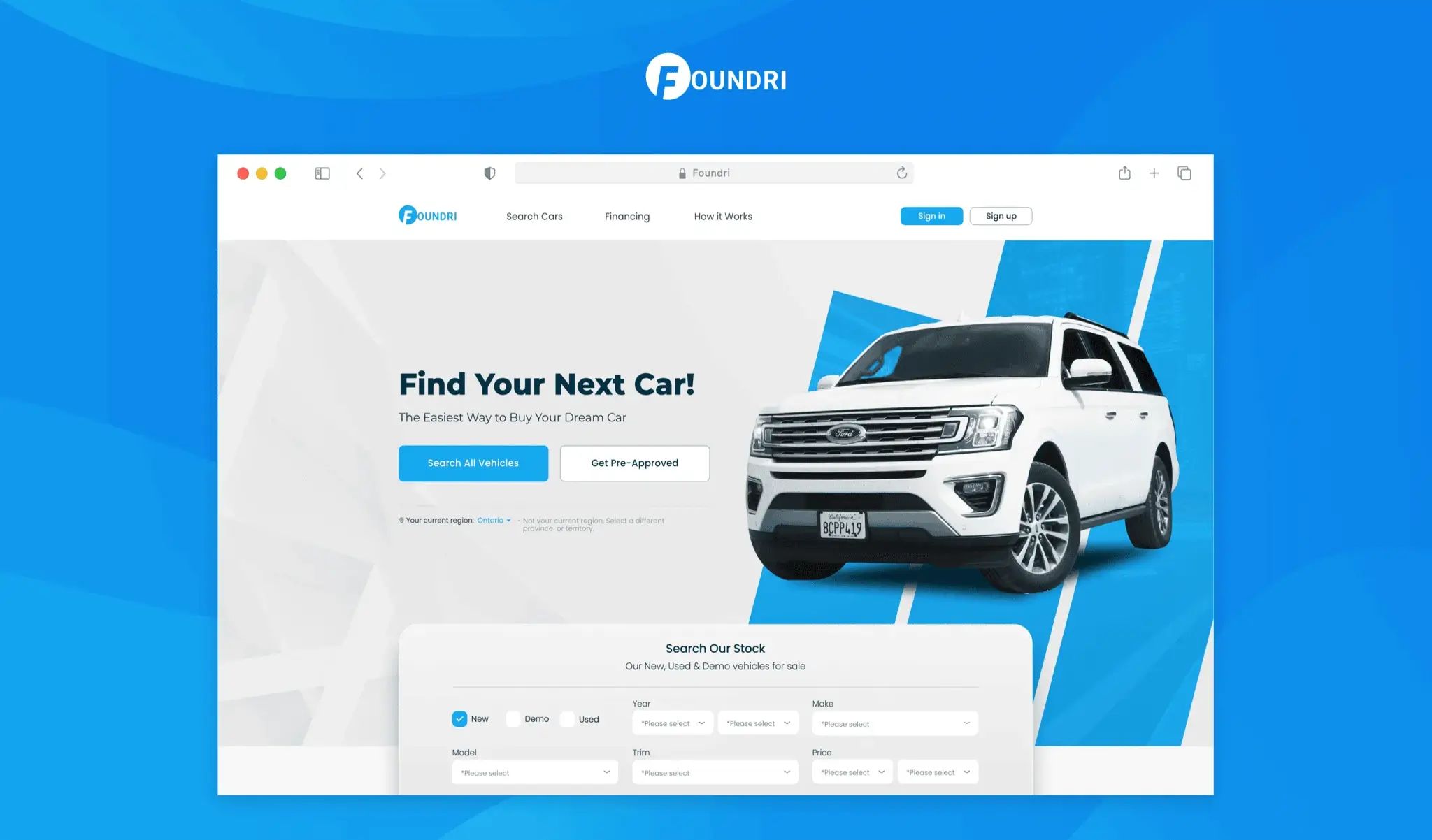 Portfolio project screenshot